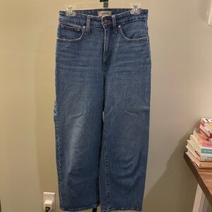 Madewell High Rise Wide Leg Crop Curvy